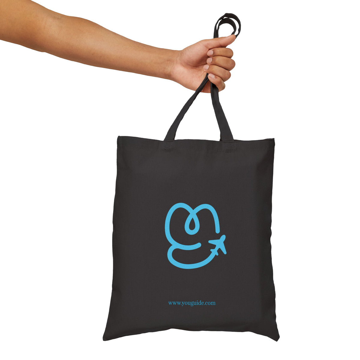 YouGuide Designs Organic Cotton Canvas Tote Bag - Ideal for Eco-Conscious Shoppers