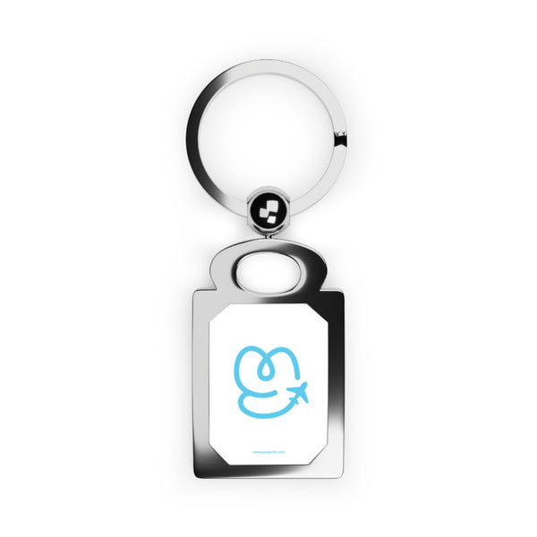 Customized Rectangle Photo Keyring - YouGuide Designs Special